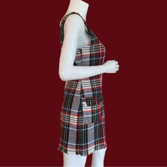 ZARA TRF COLLECTION SLEEVELESS PLAID DRESS. WOMEN’S SIZE LARGE NEW WITH TAG - Picture 4 of 9